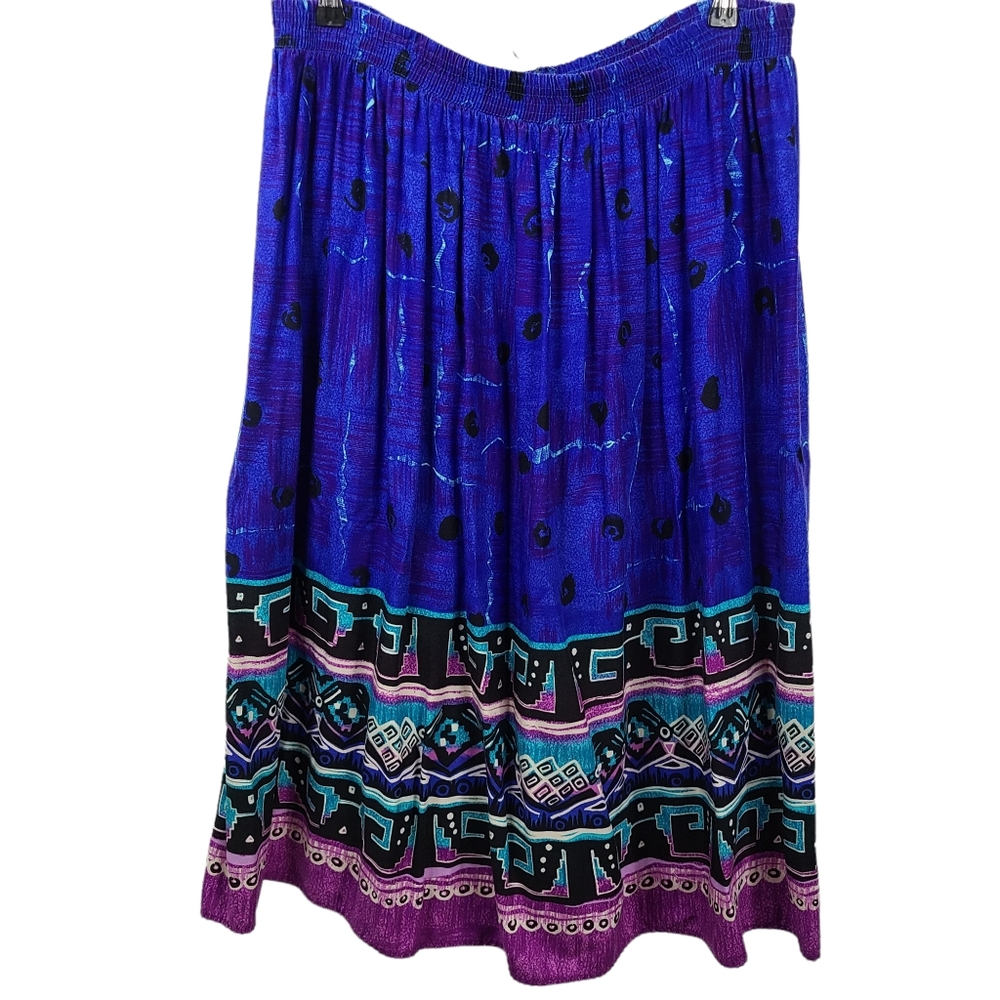Vintage Touche Tribal Pullon Skirt